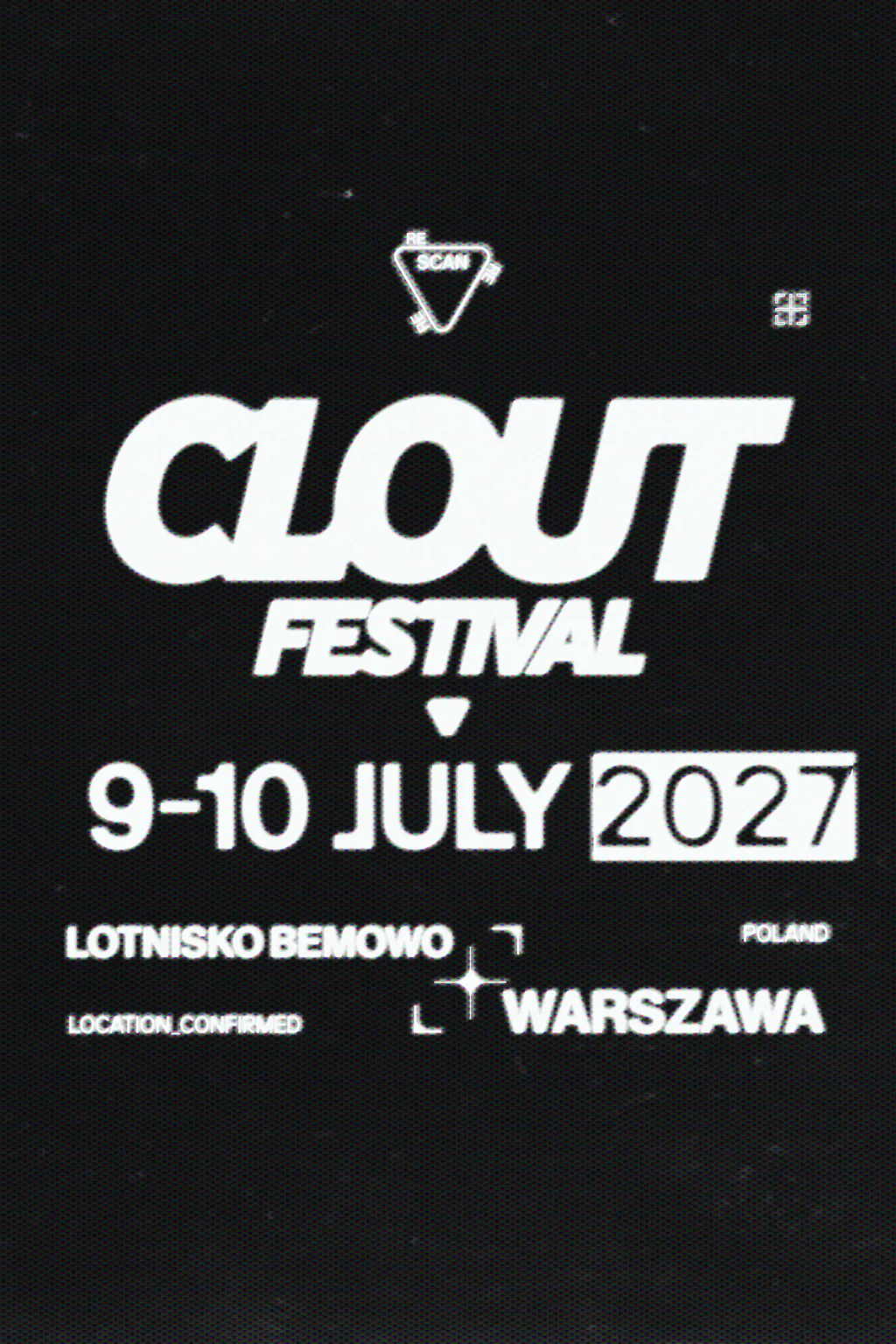 CLOUT Festival 2027 — NEW ERA. 9–10 lipca 2027, Lotnisko Bemowo, Warszawa.