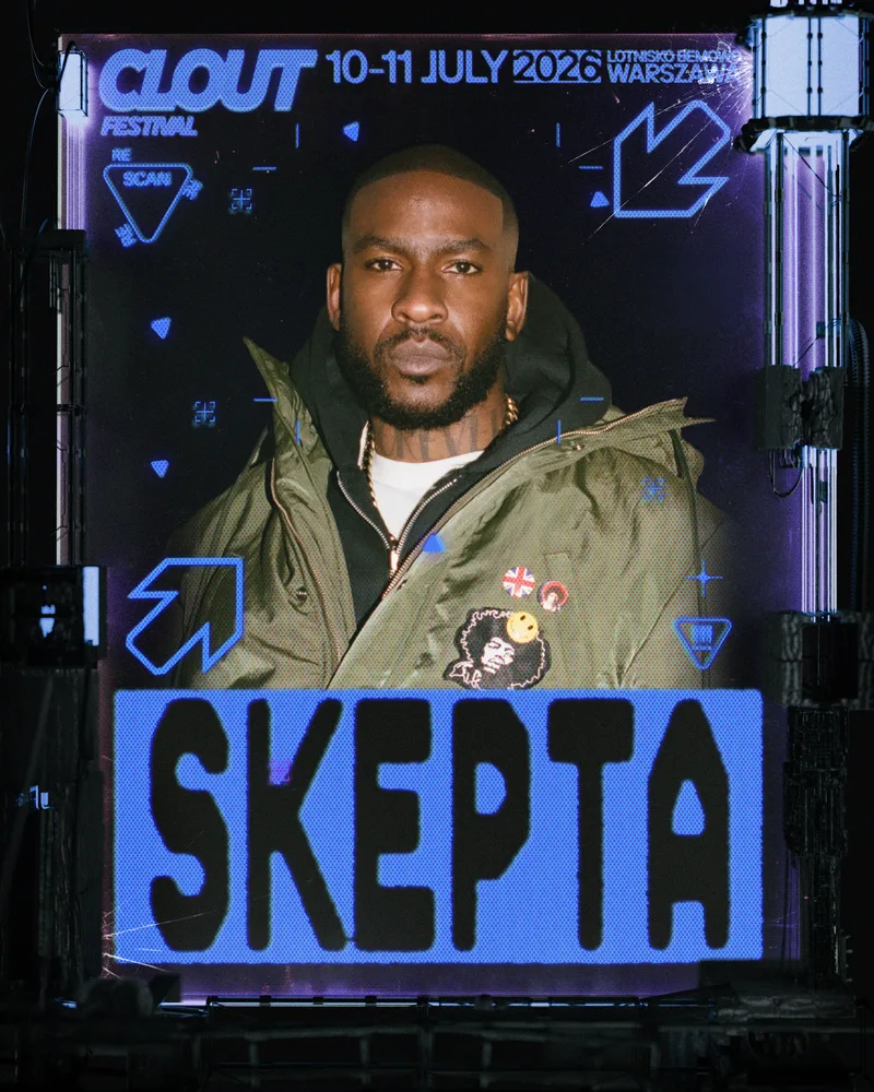 Skepta na CLOUT Festival 2026 w sobotę 11 lipca